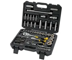 Stanley Stanley 96-delige sleutel-en dopsleutelset 1/4 & 1/2