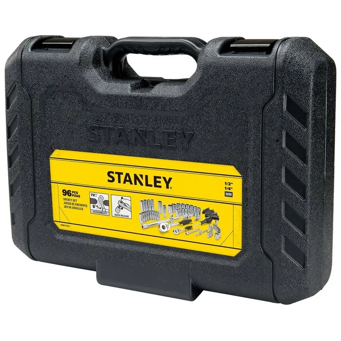 Stanley Stanley 96-delige sleutel-en dopsleutelset 1/4 & 1/2