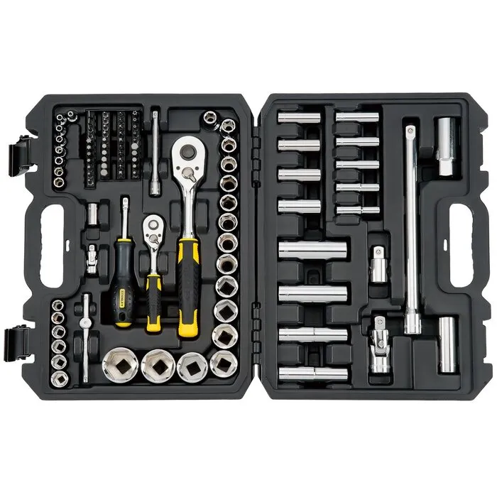 Stanley Stanley 96-delige sleutel-en dopsleutelset 1/4 & 1/2