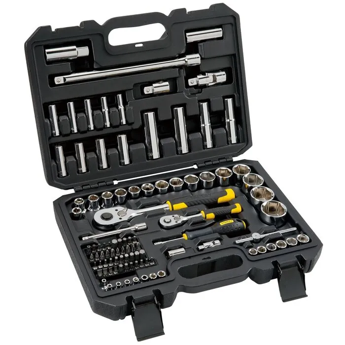 Stanley Stanley 96-delige sleutel-en dopsleutelset 1/4 & 1/2