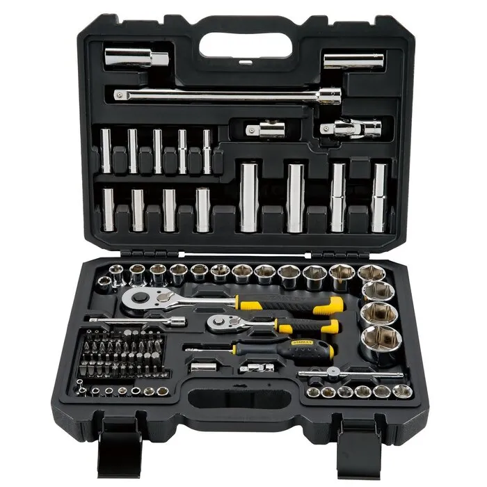 Stanley Stanley 96-delige sleutel-en dopsleutelset 1/4 & 1/2