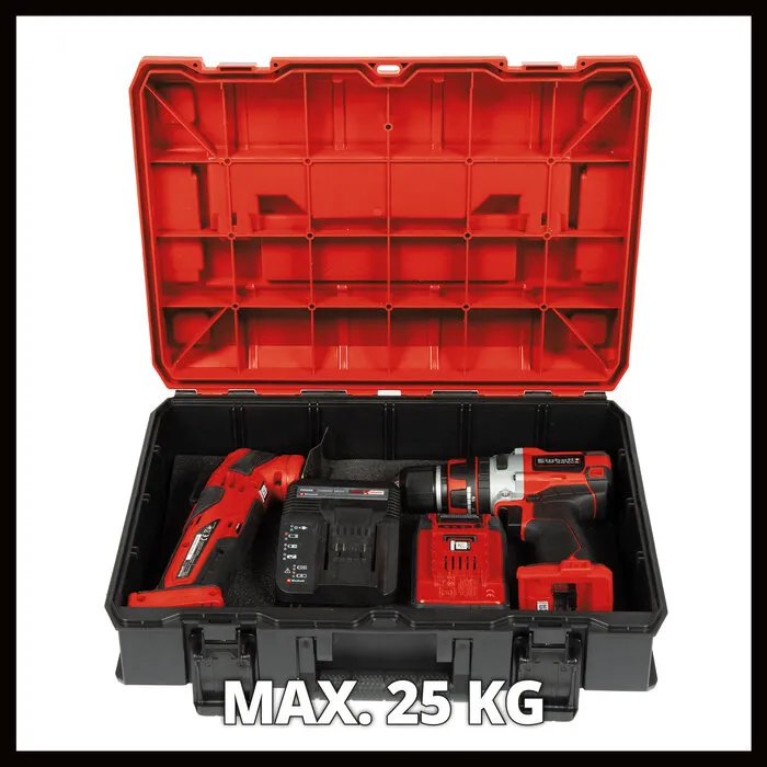 Einhell Gereedschap Einhell E-case S-F Stapelbare Systeemkoffer met Foam