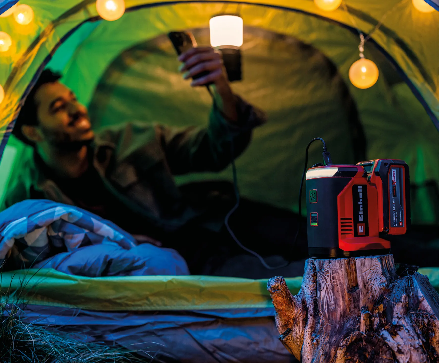 Einhell Gereedschap Einhell TC-ES 18/150/1 Li-Solo Accu Energie Station