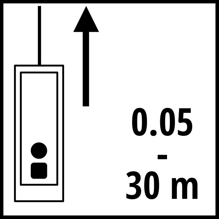 Einhell Gereedschap Einhell TC-LD 30 R laser afstandsmeter