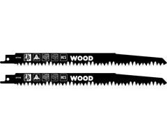 KWB KWB Reciprozaagblad HCS 242 mm – Voor Hout, Grove Vertanding (571115) 2 Stuks