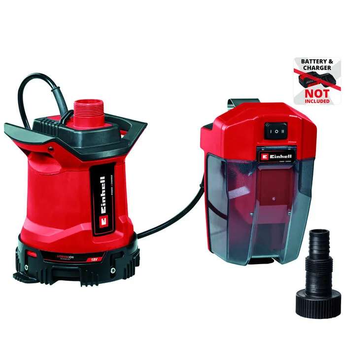 Einhell Gereedschap Einhell Accu Vuil-/Schoonwaterpomp GE-DP 18/25 LL Li – Solo