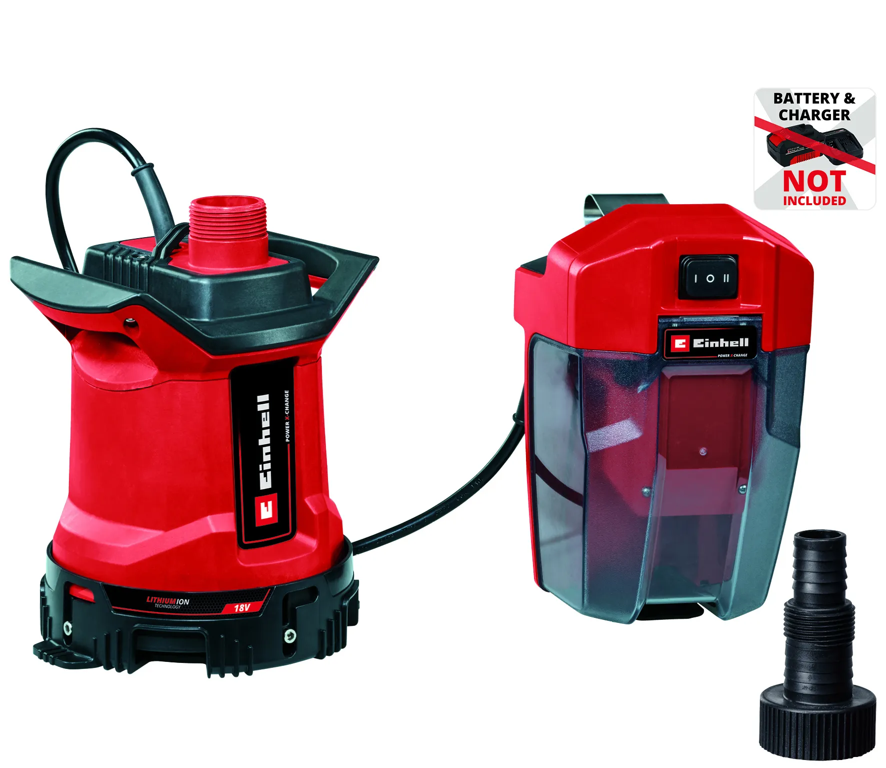 Einhell Gereedschap Einhell Accu Vuil-/Schoonwaterpomp GE-DP 18/25 LL Li – Solo