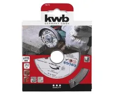 KWB Diamant Doorslijpschijf 115 mm – Segmented Rim