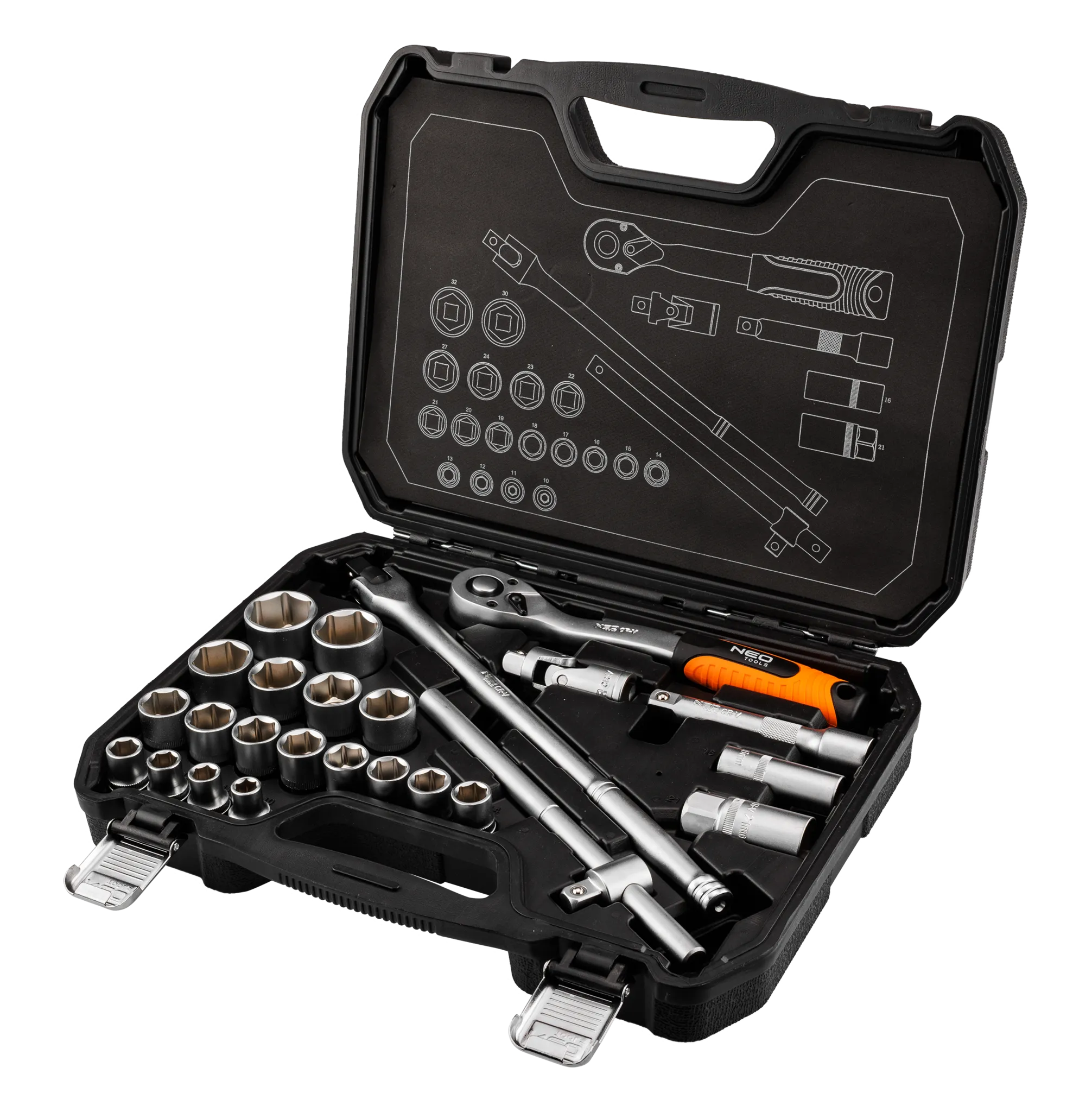 NEO NEO Doppenset 25-delig 1/2"