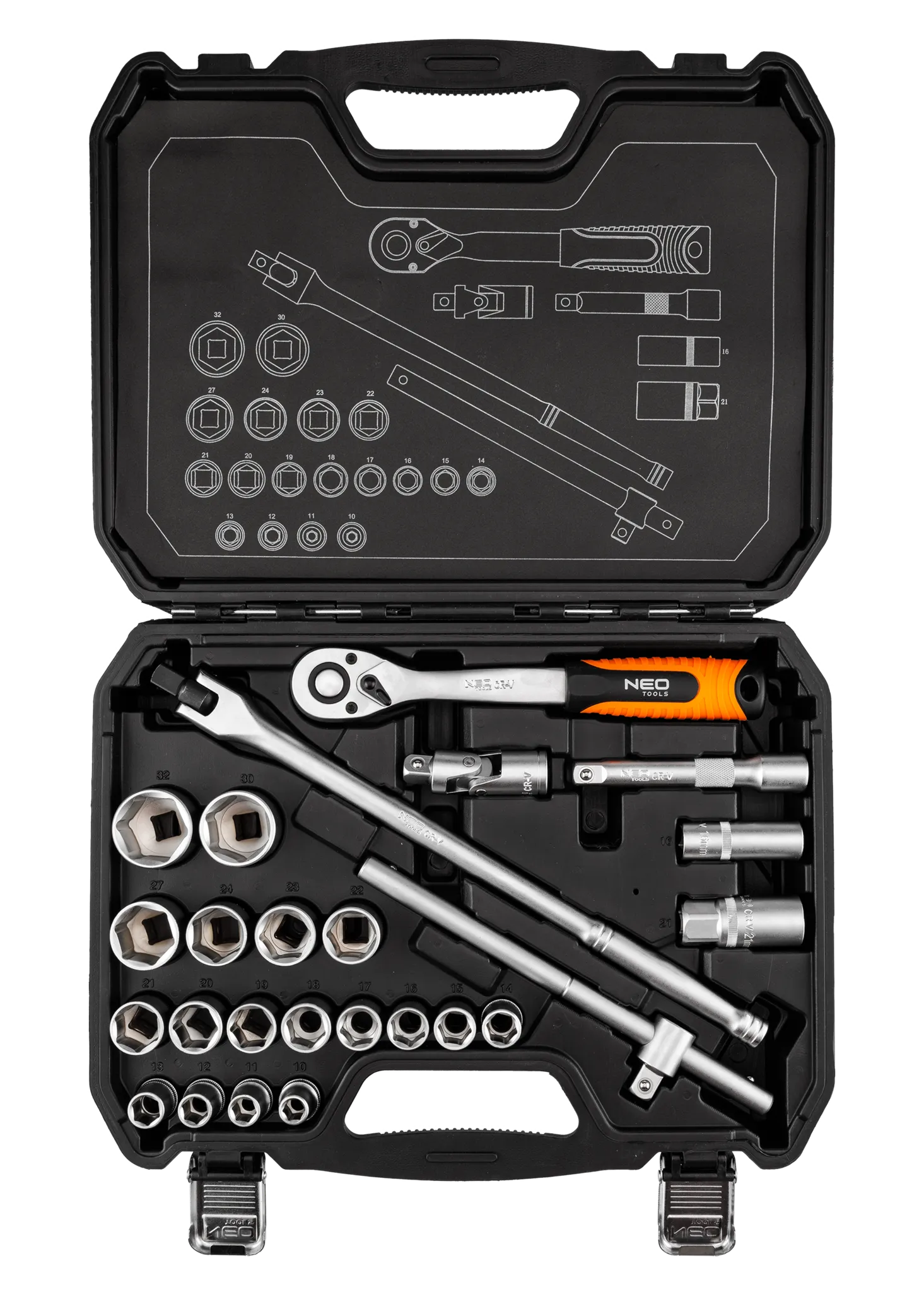 NEO NEO Doppenset 25-delig 1/2"