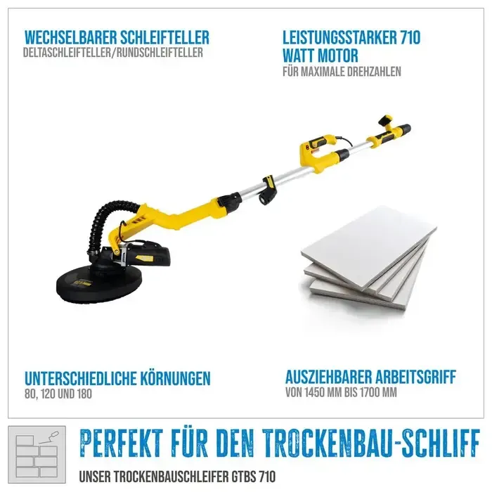Güde Güde GTBS 710 wand- en plafond schuurmachine 710W