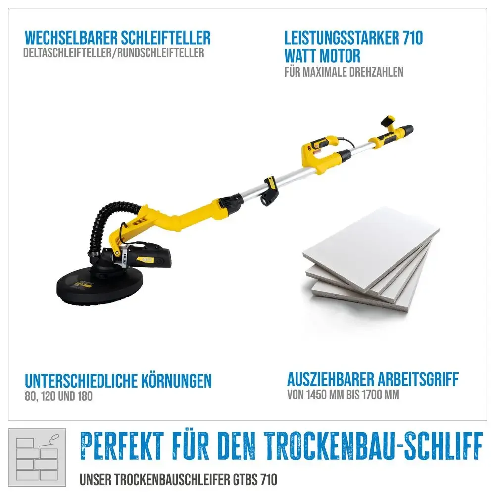 Güde Güde GTBS 710 wand- en plafond schuurmachine 710W