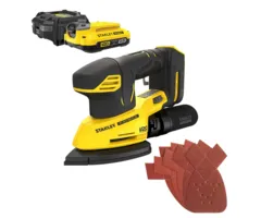 Stanley Stanley SFMCW221B-XJ Schuurmachine 18V SOLO - Brushless - STARTERKIT