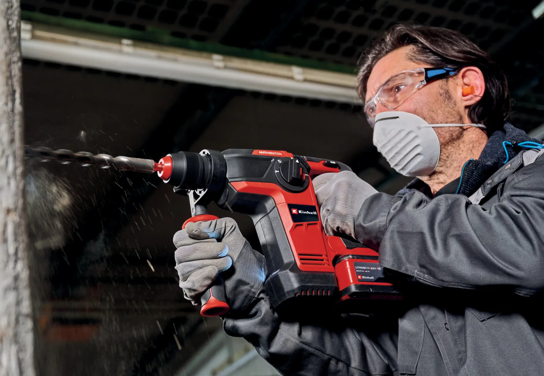 Einhell Gereedschap Einhell TP-HD 18/28 Li BL+4 (1x3,0Ah+) - PROFESSIONAL Accu Boorhamer - Power X-Change