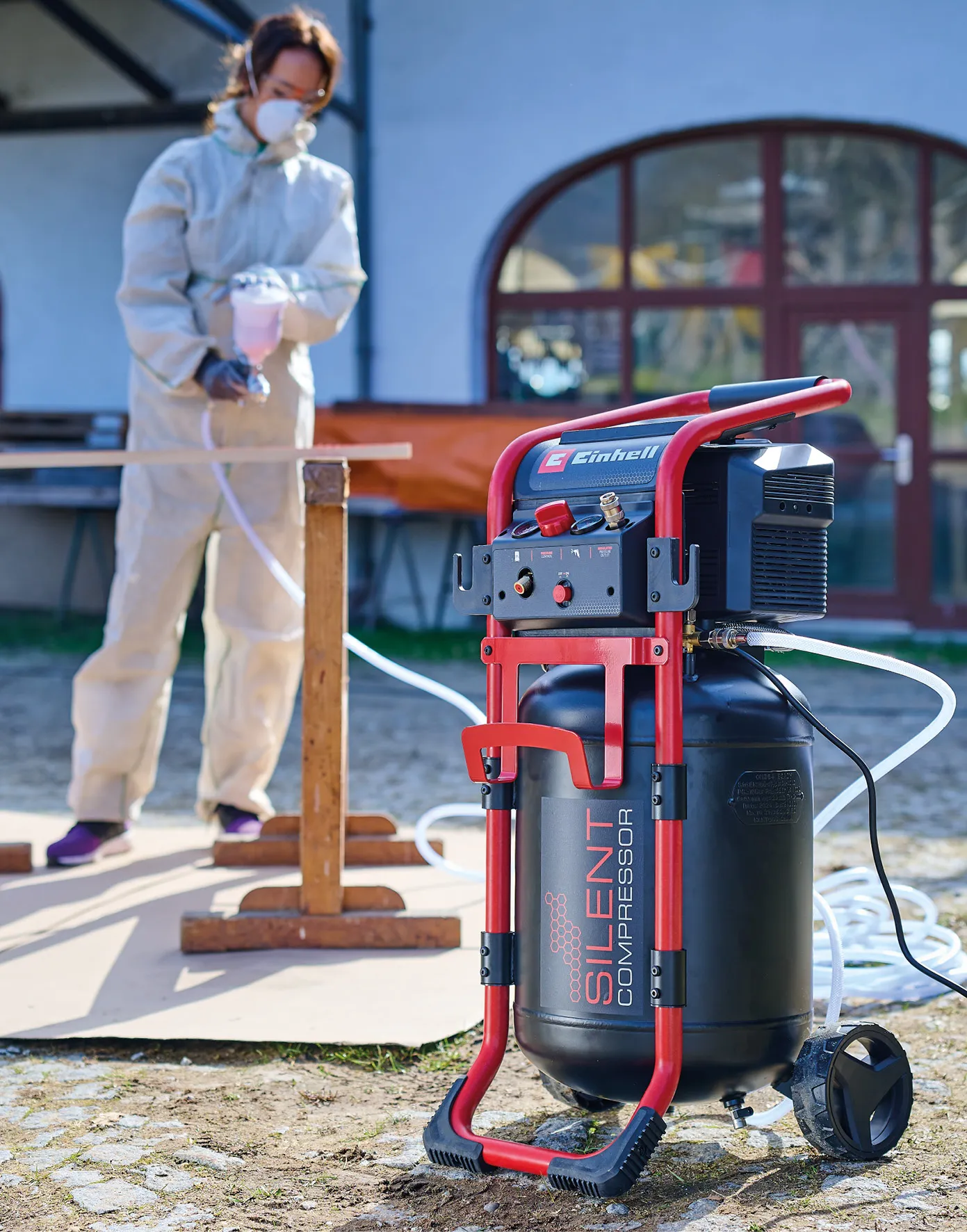 Einhell Gereedschap Einhell TE-AC 270/50 Silent - Elektrische Compressor