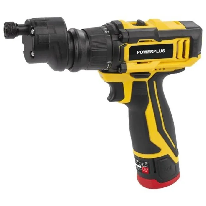 Powerplus PowerPlus Compact Multifuntionele Boor-/Schroefmachine 12V – 4-in-1 – incl. 2,0Ah accu & lader