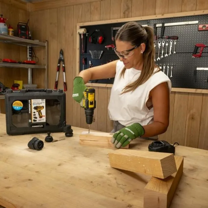 Powerplus PowerPlus Compact Multifuntionele Boor-/Schroefmachine 12V – 4-in-1 – incl. 2,0Ah accu & lader