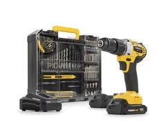Powerplus PowerPlus Accu Klopboor-/Schroefmachine Brushless 20V – 60 Nm – incl. 2× 2,0Ah accu, lader & 78 accessoires