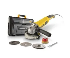 Powerplus PowerPlus Haakse Slijper 1200W Ø125 mm – incl. 5 accessoires