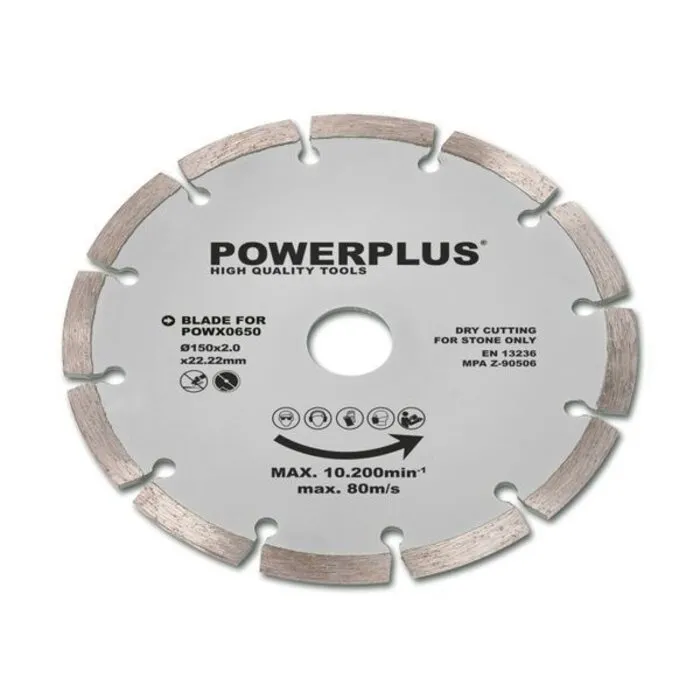 Powerplus PowerPlus Sleuvenfrees 1800W Ø150 mm – incl. 2 diamantschijven