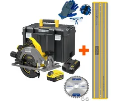 Stanley Stanley SFMCS551M1T-QW Accu Cirkelzaag Brushless 18V - Inclusief Zaagrail