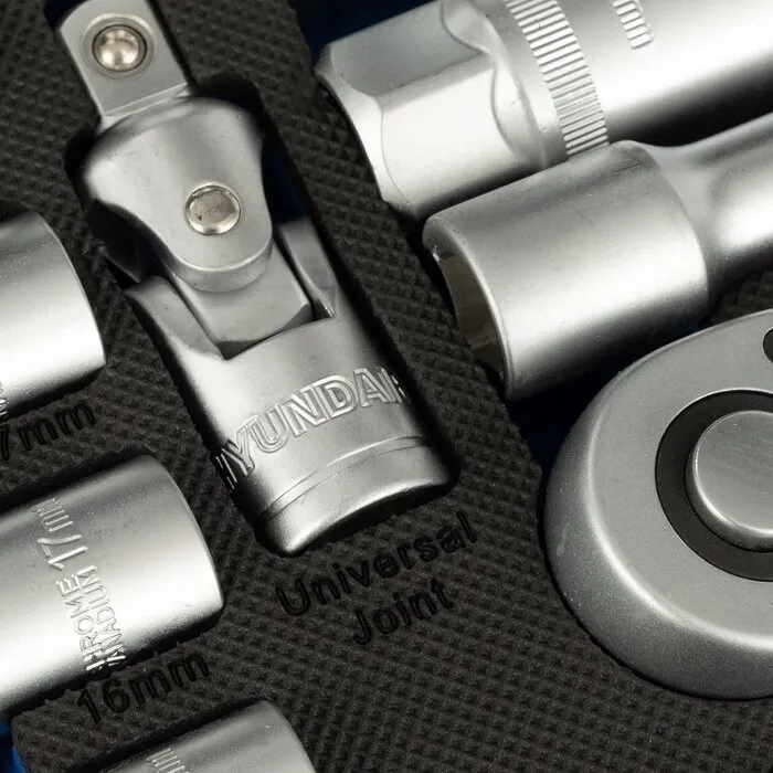 Hyundai HYUNDAI dopsleutelset - 29-delig - 1/2" ratel - ratelset