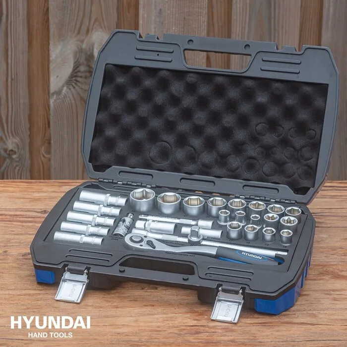Hyundai HYUNDAI dopsleutelset - 29-delig - 1/2" ratel - ratelset