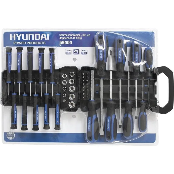Hyundai Hyundai 59404 Schroevendraaier- en Bitsset 44-delig