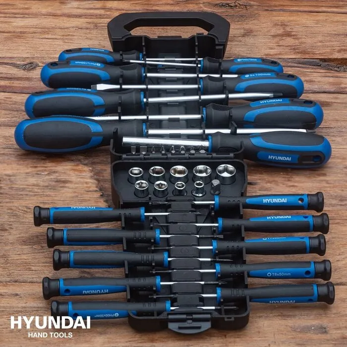 Hyundai Hyundai 59404 Schroevendraaier- en Bitsset 44-delig