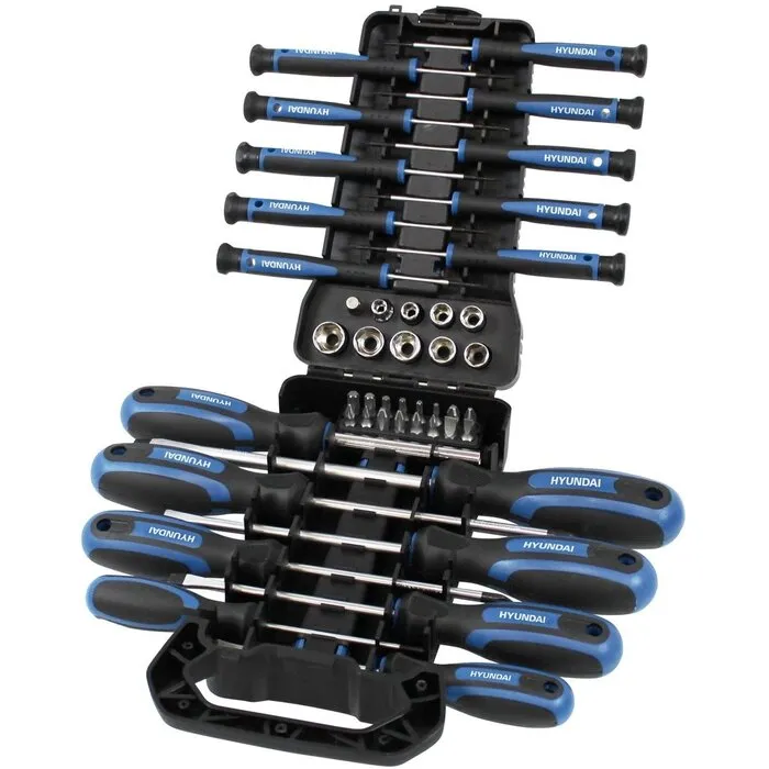 Hyundai Hyundai 59404 Schroevendraaier- en Bitsset 44-delig