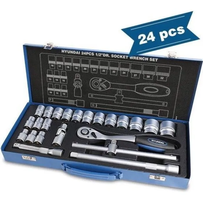 Hyundai Hyundai professionele gereedschapset 1/2 24-delig