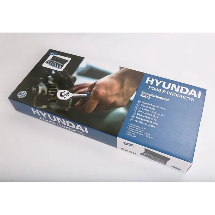 Hyundai Hyundai professionele gereedschapset 1/2 24-delig