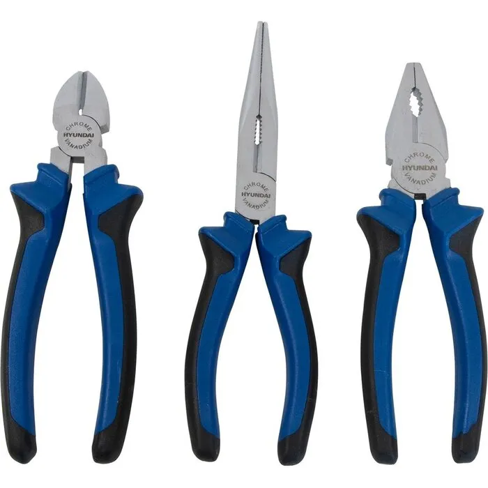 Hyundai Hyundai tangenset - 3-delig - punttang - zijkniptang - combinatietang