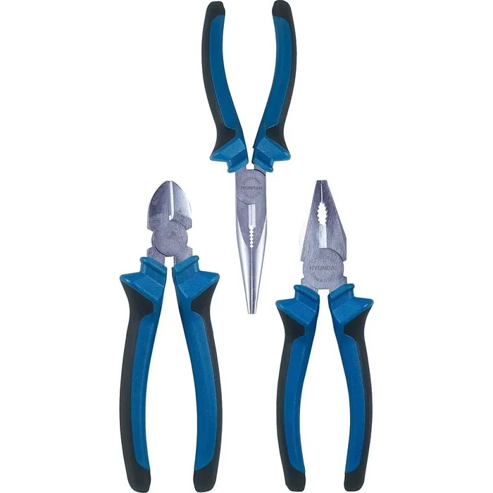 Hyundai Hyundai tangenset - 3-delig - punttang - zijkniptang - combinatietang