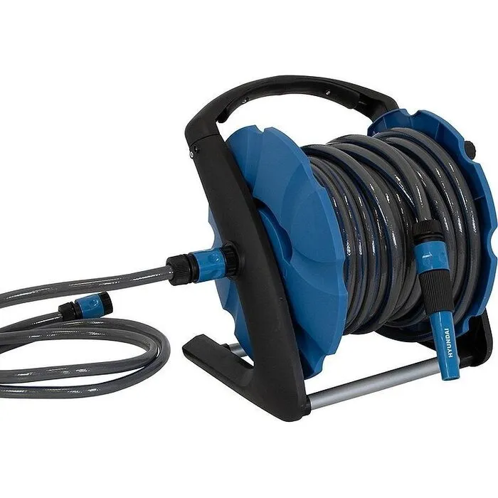 Hyundai Hyundai slanghaspel 20 meter 12 mm - Inclusief muurbevestiging