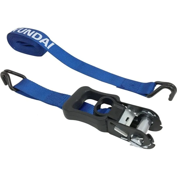 Hyundai HYUNDAI spanband met ratel 30 mm x 5 m - Polypropyleen met metalen ratel en haken - keurmerk GS/Tüv