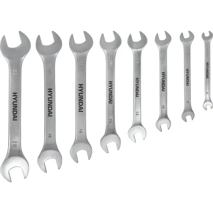 Hyundai Hyundai 59501 8-delige Steeksleutelset - 6-22mm