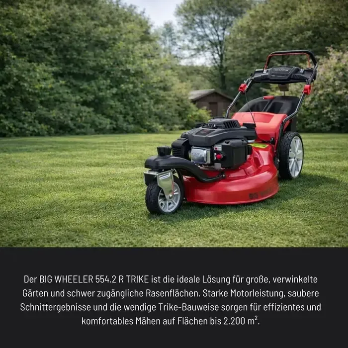 Güde Güde Grasmaaier BIG WHEELER 554.2 R TRIKE – 196 cm³ – 55 cm – Aandrijving