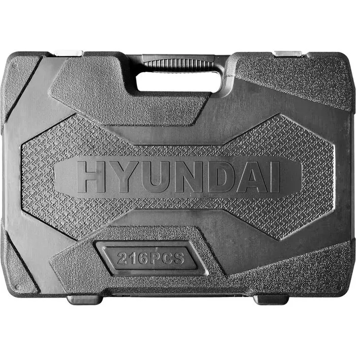 Hyundai HYUNDAI doppen set 216-delig - Inclusief koffer - Ergonomische handgrepen - Chroom-vanadiumstaal