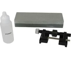 Hyundai HYUNDAI Slijpsteenset – 3-delig – Wetsteen met Slijpgeleider en Slijpolie