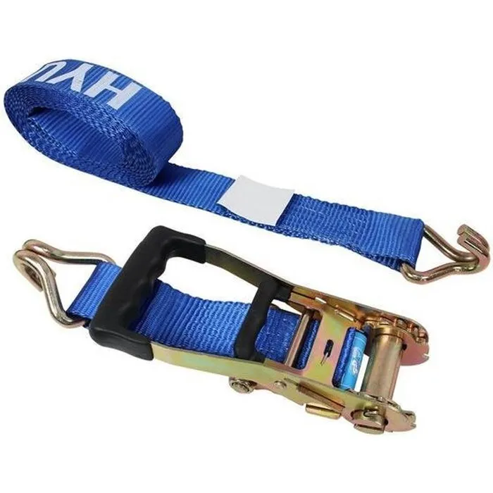 Hyundai HYUNDAI spanband met ratel 50 mm x 8 m - Polypropyleen met metalen ratel en haken - keurmerk GS/Tüv