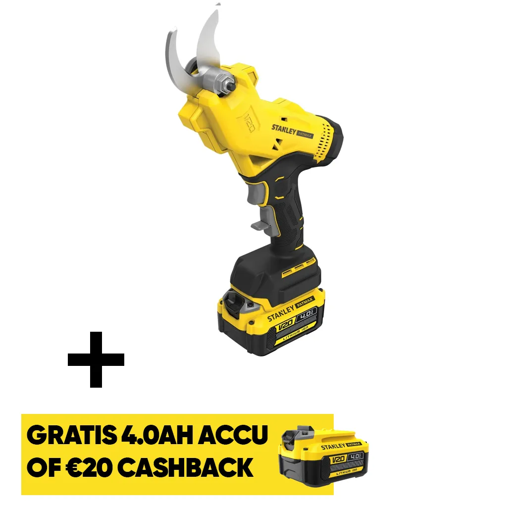 Stanley Stanley SDMCPP32M1 Accu Takkenschaar - KIT - V20 18V 4.0Ah 32mm