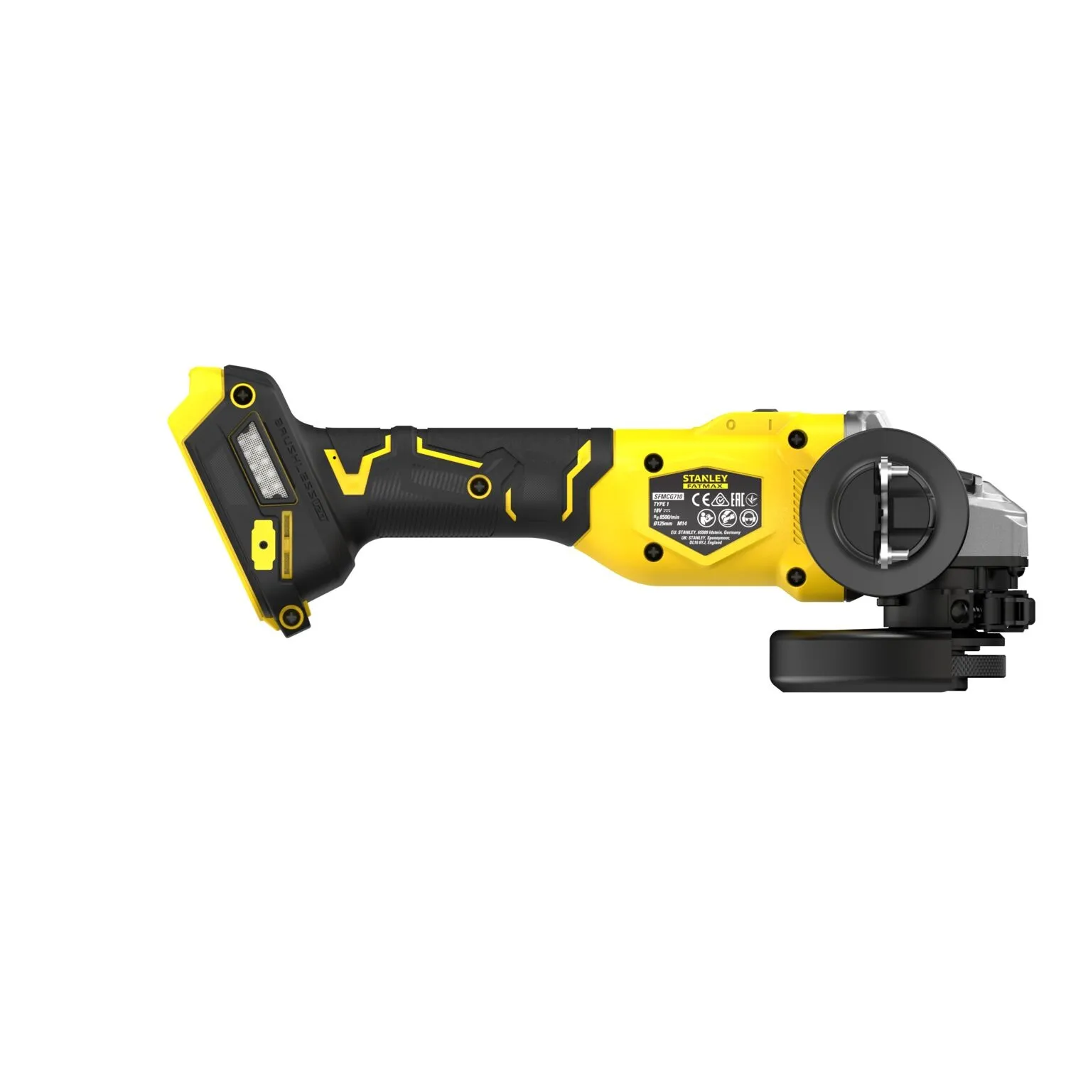 Stanley Stanley Accu Haakse slijper SFMCG710B-XJ - Zonder accu en lader