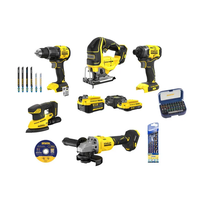 Stanley Accu Gereedschap set - DIY600 - V20 Complete set