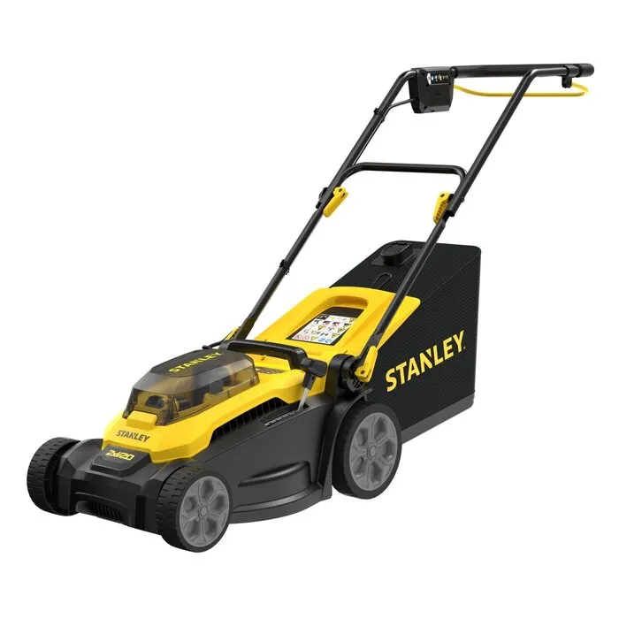 Stanley Stanley FATMAX SCMWP3701M2-QW V20 Accu Grasmaaier 37 cm – 3-in-1 – Brushless – 2x 4.0Ah Set