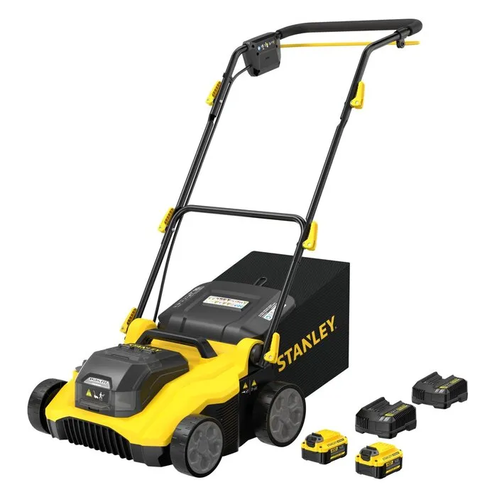 Stanley Stanley FATMAX SCOEP3801M2-QW V20 Verticuteerder – 3-in-1 – Brushless – Incl. 2x 4.0Ah Accu & Laders