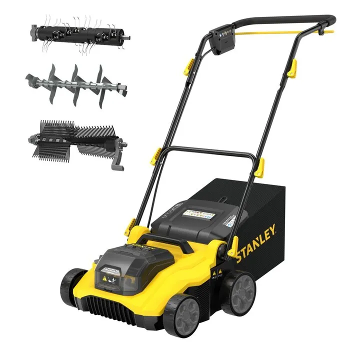 Stanley Stanley FATMAX SCOEP3801M2-QW V20 Verticuteerder – 3-in-1 – Brushless – Incl. 2x 4.0Ah Accu & Laders