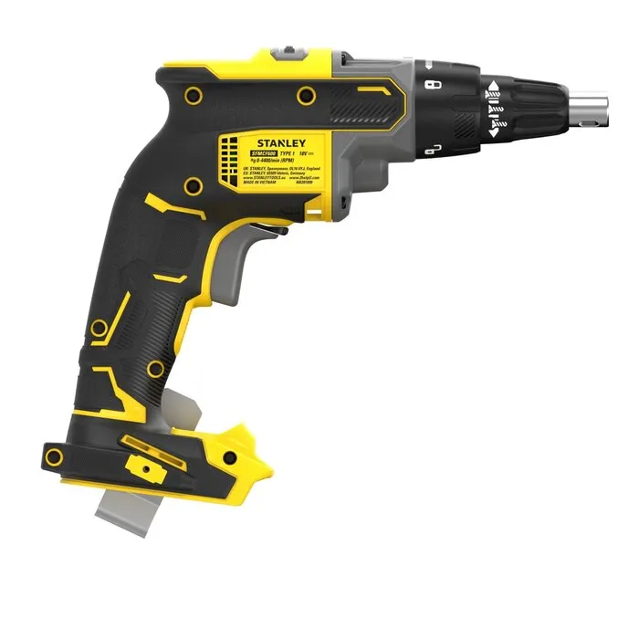Stanley STANLEY SFMCF600B-XJ V20 18V Gipsplaatschroefmachine (zonder accu en lader)