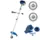 Hyundai Bosmaaier benzine 43cc - 2-TAKT - Inclusief draadspoel en onkruidborstel (2x)