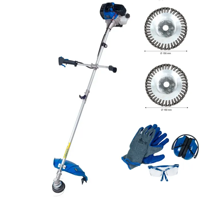 Hyundai Hyundai Bosmaaier benzine 43cc - 2-TAKT - Inclusief draadspoel en onkruidborstel (2x)